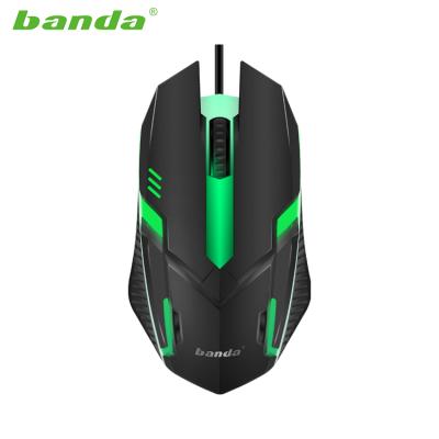 China NEW Slime Gifts Aero Mouse 7 Colors Led 3D Lightweight Cheap Wired Lighting Gaming Mouse for sale