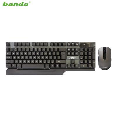 China OEM 2.4Ghz Waterproof Wireless Keyboard Mouse Combos Commercial Premises Fashion Silent Keyboard and Mouse for sale