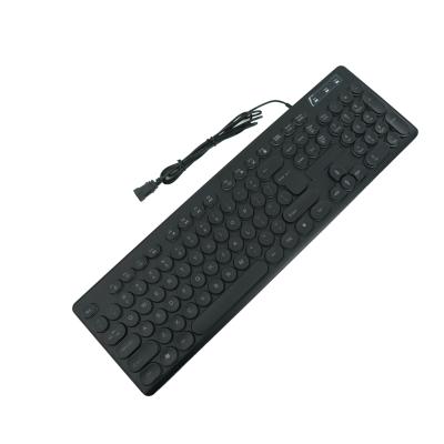 China Guangdong Wholesale Logo Keyboards Led Usb Laptop RGB Capacitive Backlit Custom Computer Wired Keyboard for sale