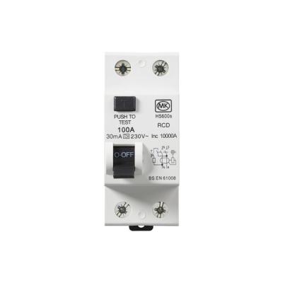 China Hot Selling High Level Copper Mk Plastic Silver SENTINEL RCD 100A 230V 30mA TYPE 2 TO A MODULE 2 POLE Residual Current Device Circuit Breaker for sale