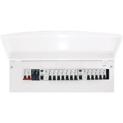 China Metal Mk SENTINEL Household 21 Way 100A Switch Mcu 2 X 100A 30Ma Rcd A 12 X Mcb Outdoor Mounted Consumer Unit for sale