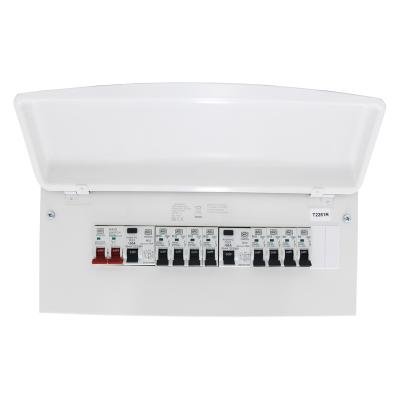 China High Quality Metal Mk SENTINEL Consumer Unit 16 WAY MCU WITH 100A X SWITCH / 2 100A 30mA RCD - X A / 8 MCB for sale