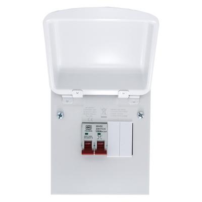 China Metal 4 Way Mcu With 100A Switch Protect Circuit Breakers Mcu Installed Power Distribution Consumer Unit for sale