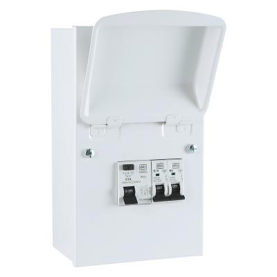 China Hot Sale Metal Way 4 Mcu With 63A 30Ma Rcd Type AC Power Distribution Box Consumer Unit for sale