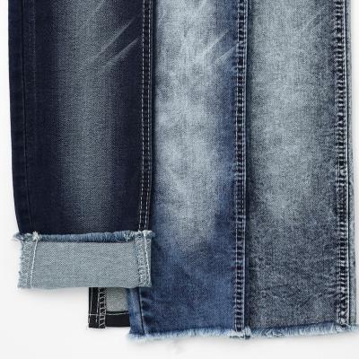 China W8010T Denim Stretch Fabric Dobby Denim Fabric Shrink-Resistant Denim Knitted Fake Denim Fabric for sale