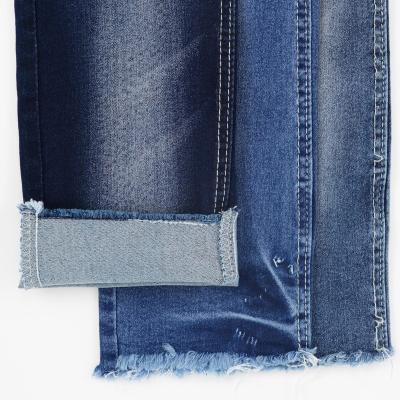 China W3331 Indigo Woven Denim Fabric High Stretch Satin Denim Fabric Columbia for sale