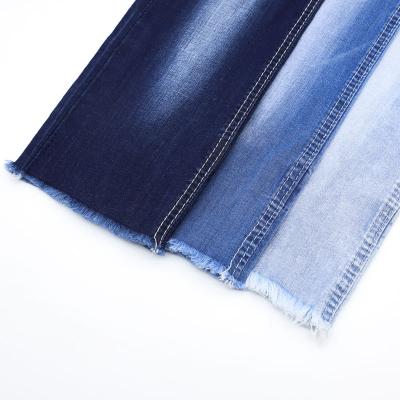 China Shrink-Resistant Jeans Fabric 98% Cotton 2% Spandex Denim Stretch Fabric 7oz For Jeans for sale