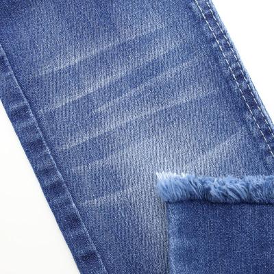 China Shrink-Resistant G2045 make-to- order indigo denim fabric 100% cotton spandex jeans fabric for sale for sale