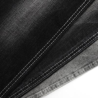 China Shrink-Resistant Medium Weight Twill Black China Lattice Fabric Materials Stretch Denim for sale