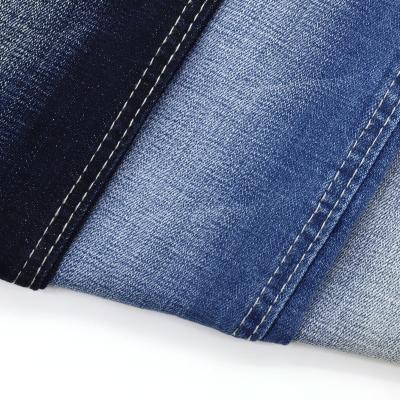 China Canton denim fabric mmanufacture 98 stretch dyed cotton 2 fabric wholesale Shrink-resistant for sale