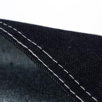 China T1896A 8.5 OZ Denim Fabric 100 Pet Shrink-Resistant Cotton Dyed Denim Fabric Black Jeans Scrap Good Price for sale