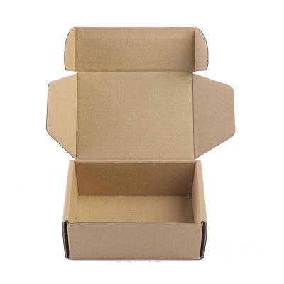 China Soft Edges Logo Cardboard Knaft Paper Boxes Custom Corrugated Shipping Boxes Cardboards for sale