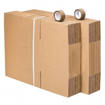 China Customized Recyclable Packaging Boxes For Transportation Brown Corrugated Cardboard Custom Wholesale for sale