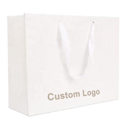 China Fashion Atmosphere Large Multicolor Clothing Packaging Portable Wholesale Paper Bag Customization for sale