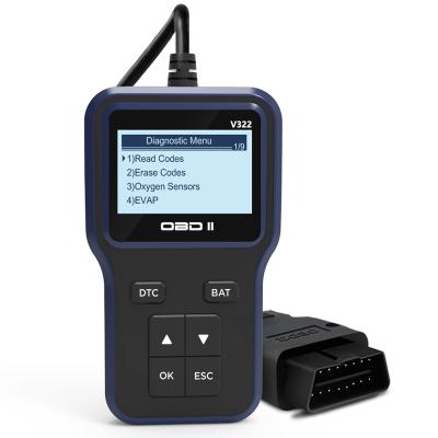 China 2021 V322 Cars 2021 V322 Most Newest Mini Auto Code Reader Best Portable Cheap Car OBD11 Diagnostic Tools Car OBD2 Automotive Scanner for sale