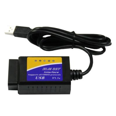 China Support All OBDII Protocols C04HU-1 Mini Professional Code Reader Car Elm327 V1.5 Elm327 Top Selling Diagnostic Tools Obd2 16 Pin Obd 2 To Usb Cable for sale