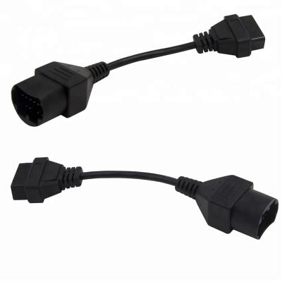 China All Car 17 Pin To 16 Pin For Mazda Cars OBDII Diagnostic Cable For Mazda 17pin Male Cable To 16pin Female OBD Adapter for sale