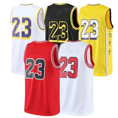 China Custom Logo Printed Mesh Sublimation Basketball Tank Tops From Factory Direct Supplier Breathable Original International Basketball Tank Tops for sale