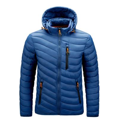 China Anti-wrinkle Winter Stripper Custom Cheap Casual Warm Duck Down Jacket Mens Down Ultra Thin Layers for sale