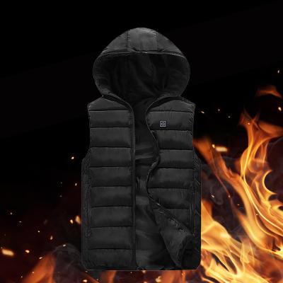 China USB Breathable Smart Passionate Intelligent Heating Vest Adjustable Warm Clothing Down Jacket Men's Winter Rechargeable Vest for sale