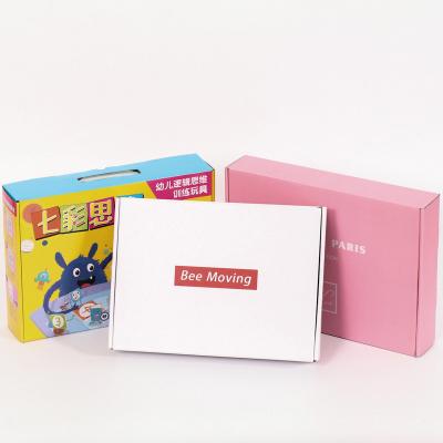 China Biodegradable Packaging Boxes Custom Printed Corrugated Mailing Mailer Box Clothing Packaging for sale