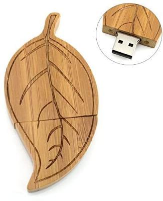 China Custom Wooden Pen Drive Leaf Bamboo Shape USB Drive Memory USB Flash Stick 2.0 1gb 2gb 4gb 8gb 16gb 32gb for sale