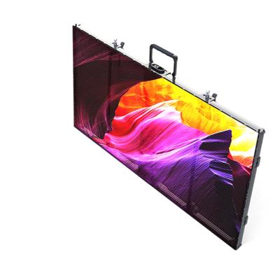 China High Brightness RGB P3.91 Outdoor Full Color Grille Transparent Led Billboard Large Screen for sale