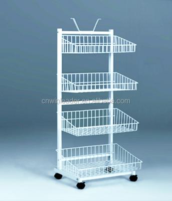 China Durable YLD-185 Supermarket Merchandise Display Rack / Grocery Store Metal Display Stand for sale