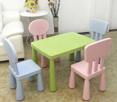 China 2020 Contemporary Popular Children's Color Plastic Tables And Chairs Training And Counseling Children's Study Tables Are Sold Cheap for sale