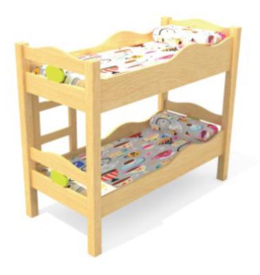 China Modern Children Kids Used Bunk Bed For Kids Note Beds Babe Furniture Double Korean White Wooden Box Style Packing Bedroom Modern Color for sale