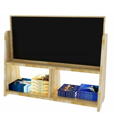 China The simple assembly of contemporary children's wooden shelves and simple solid wood children's magazine racks for sale