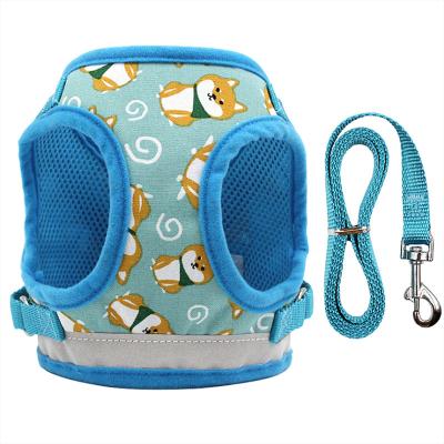 China Customized Eco Friendly Pet Cord H Shaped Pet Back Trunk Leash Harness Factory Wholesale for sale