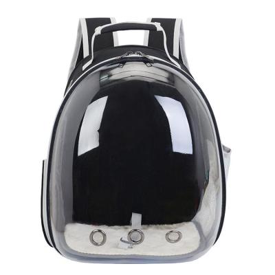 China Breathable Pet Out Of Breathable Portable Dog Cat Backpack Bag Travel Backpack Shoulder Bag Temperature Control for sale