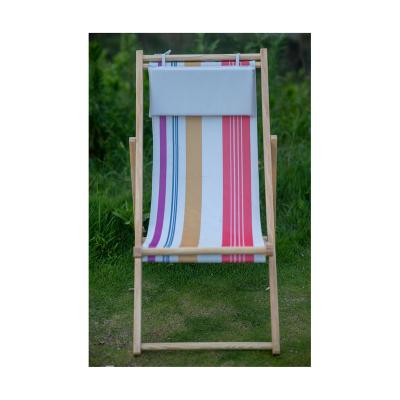 China Camping Folding Furniture Fabric Wood Garden Modern Wholesale Fishing Outdoor Beach Chair for sale