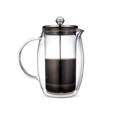 China China Manufacturer Amazon Hot Sales 32oz 18/8 Double Wall Glass Coffee Tea Maker Viable French Press Pot Stainless Steel 1000ml for sale