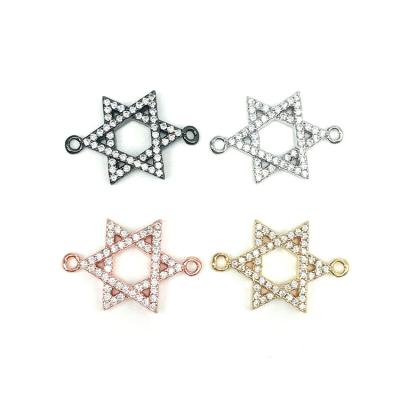 China Handmade Greek Star Fashion Accessories Jewelery Dubai Gold Jewelry Connector for sale