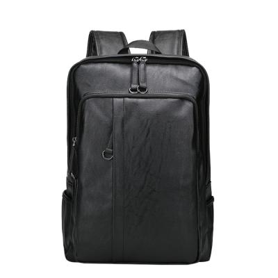 China Leather backpack por mayor de china waterproof men mochila masculina pu backpack for sale