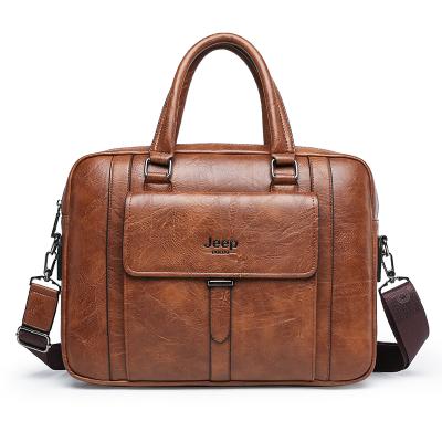 China Multifunctional Business Bag Handbags For Men PU Fashion Messenger Bags Cross - Pocket Classic Carteras Vintage One Body Waterproof Satchels for sale