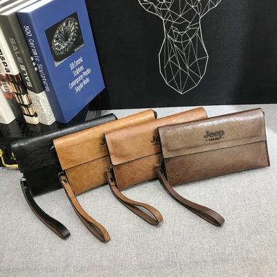 China Durable Mens Long Purse Organizer PU Leather Travel Waterproof Wallet Single Purse Wallet Bag for sale