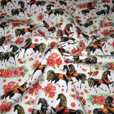 China Factory Price Digital Printing Cotton Canvas Fabric Wholesale 100% Cotton Home Textile Fabric Shrink-Resistant for sale