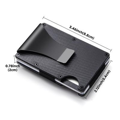 China New Fashion Design Fishional Carbon Fiber Wallet With Airtag Holder (Airtag Not Included) for sale