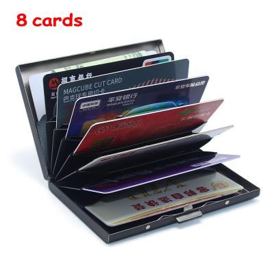 China RFID Credit Card Holder Fashion Purse Push Case With Cover For Cards for sale