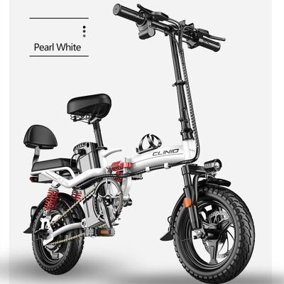 China 2021 high quality folding steel 14 inch electric bicycle for sale