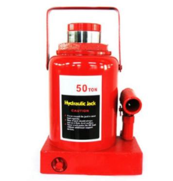 China 50Ton Hydraulic Bottle Jack With Big Lifting Screw 41-50T for sale