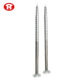 China Ground Screw For Foundation Good Quality Krinner Factory Price Galvanized Ground Screw Pile For Building Foundation for sale