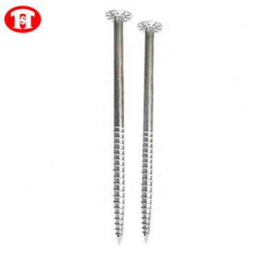 China FOR BASE Q235 Propeller Screw Anchor Steel Metal Galvanized Earth Anchors Sprial Ground Screw For Solar Systems for sale