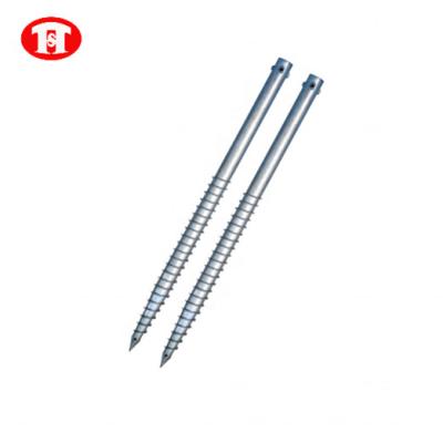 China FOR Solar BASE Steel Solar Anchor Bolt Adjustable Screw Steel Tie Ground Screw Anchor for sale