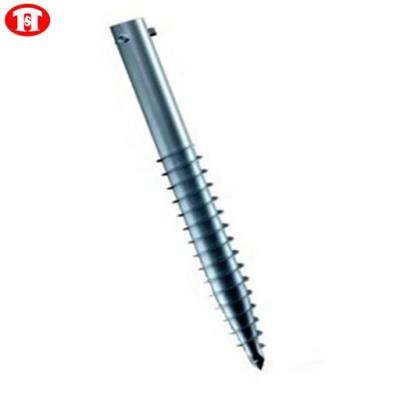 China FOR BASE High Quality Steel Screw Piling Spiral Helix Ground Screw Anchor For Foundation for sale