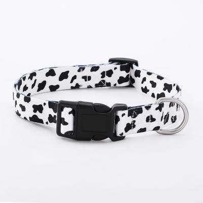 China Factory manufacture personalized custom printing with logo dog collar with leash colorful printing for sale