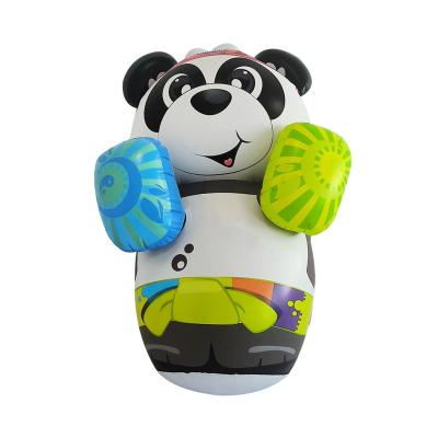 China PVC Fun and Interesting Inflatable Panda Rocker Panda Cartoon Animal Inflatable Toy for sale